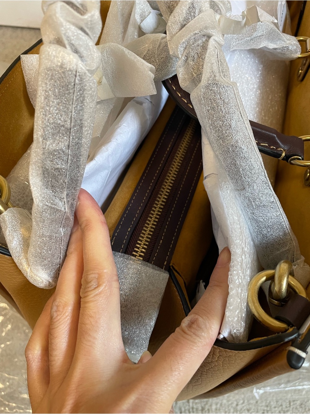 Coach Rogue 39 Shoulder Bag - Brown - Picture 12 of 12